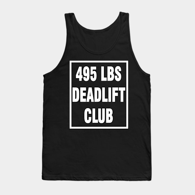 deadlift 495 lbs Tank Top by Chandan